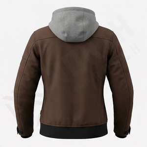 Chaqueta de Motociclista de Cuero Genuino para Hombre de la Mejor Calidad, Nueva Colección de Invierno, Chaquetas de Motocicleta con Protecciones Desmontables Personalizadas - Product Image 2