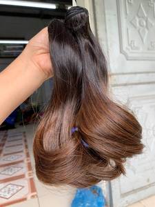 Extensiones de Cabello Vietnamita VuyHair 100% Natural, Ondulado, Marrón Claro, Doble Trama, para Todos los Colores - Product Image 2
