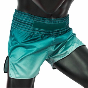 Short muay thai à séchage rapide pour hommes, vêtements d'art martiaux, culotte thaïlandaise courte - Product Image 3