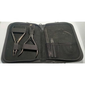 Kits professionnels d'extensions capillaires avec pinces à extensions, ensembles d'outils en acier allemand pour extensions, perlage et pinces à boucles - Product Image 4