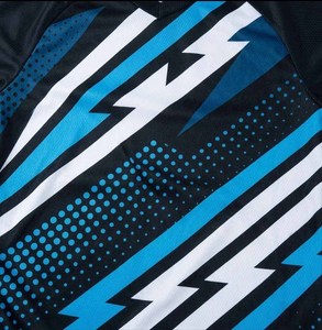 เสื้อเจอร์ซีย์ปั่นจักรยานผู้ชาย BMX คอวี แขนยาว ลายกราฟิก MTB ระบายอากาศ แห้งเร็ว ผลิตจากโพลีเอสเตอร์ 100% - Product Image 3