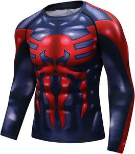 Camiseta de compresión de manga larga sublimada para hombre, para BJJ, MMA, Jiu Jitsu y lucha libre - Product Image 3