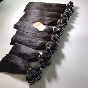 Prêt à Expédier 10 ''12'' Os Droite Cuticule Aligné Remy Cheveux Faisceaux Donneur Cru Vierge Cheveux Vietnamiens Vendeur En Gros - Product Image 2