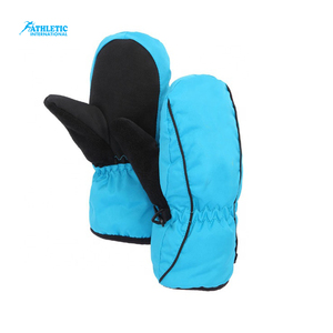 Waterproof Breathable Snowboard Leather Ski <b>Gloves</b> / Windproof Men's Ski <b>Gloves</b> for Cold Weather - Product Image 6