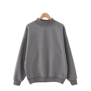 Premium Graphic Neck Sweatshirt Comfortable Oversized Top Perfect for Streetwear Casual Layering and Travel Outfits - Product Image 1