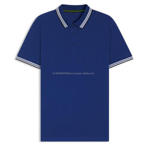 Nouveauté Polo Homme Uni Casual en Coton Polo à Manches Courtes Surdimensionné Polo Homme T-shirt Vêtement - Product Image 1