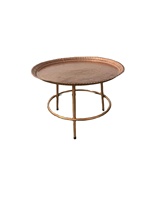 Table basse et table à manger extensible en fer galvanisé pour salon, meubles de maison