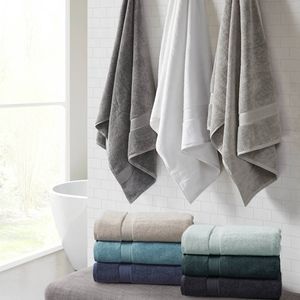 Asciugamani da Bagno Ultra Morbidi 100% Cotone 34x68" 2 Pezzi - Assorbenti e Pratici - Product Image 3