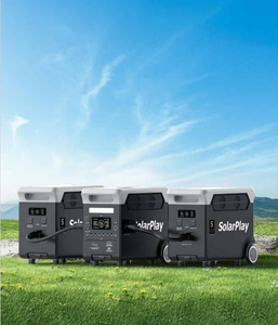 Solarplay Three 3600W 3840Wh*3 เครื่องกำเนิดพลังงานแสงอาทิตย์ LiFePO4 สำหรับใช้ในบ้านและนอกบ้าน ระบบสำรองไฟ UPS  OEM ODM มีสินค้าในสต็อก คลังสินค้าในสหรัฐอเมริกาและยุโรป - Product Image 1
