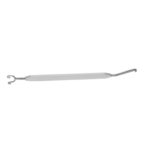 Couteau chirurgical à double extrémité coudé avec guide et écarteur à 2 embouts sphériques en acier inoxydable – Instrument de précision pour la chirurgie - Product Image 3