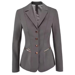 Chaqueta de Equitación para Mujer, Modelo 2026, de Alta Calidad, Secado Rápido, con Estampado Digital y Logotipo Personalizado, Venta al Por Mayor - Product Image 4