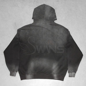 Sudadera con Capucha para Hombre, Estilo Casual, para Uso en Exteriores, Efecto Desgastado por el Sol, 100% Algodón, para Invierno - Product Image 2