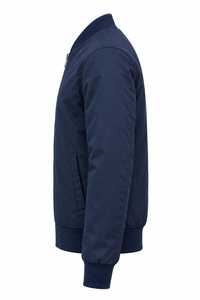 Blouson bomber softshell pour homme, fermeture éclair, col montant, coupe-vent, léger, manteau d'hiver avec logo sur le devant, style streetwear - Product Image 4