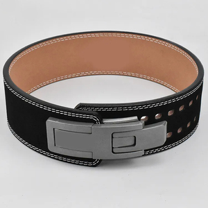 Cowhide Breathable Adjustable Weightlifting <b>Belt</b> with Comprehensive Protection for Unisex Use - Product Image 2