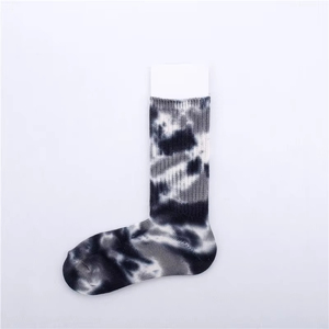 Chaussettes Tie-Dye Colorées 100% Coton Tendance et de Haute Qualité, Design et Logo Personnalisés, Vente en Gros, Prix Compétitifs 2026 - Product Image 1