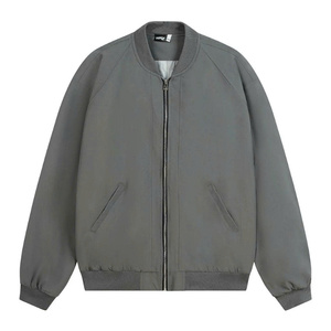 Chaqueta Bomber con serigrafía / Chaqueta Bomber con transferencia térmica / Chaqueta Varsity con exterior de poliéster y ribetes de algodón - Product Image 5