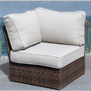 Sedia da Patio Angolare Shick Completamente Assemblata con Cuscini Confortevoli - Product Image 2