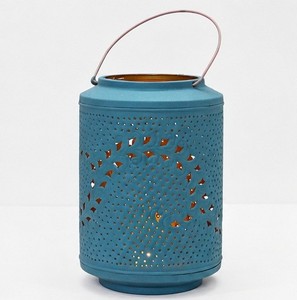 Hot Turquoise Couleur En Relief Conception Décor À La Maison Lanterne Nouveau Style Lanternes Look Classique Bougie Lanterne Intérieur Bougie Navire Petit - Product Image 4