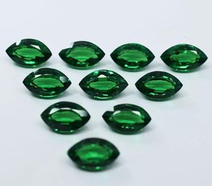 ZUBEDA GEMS JEWELRY Lote de Gemas Sueltas de Granate Tsavorita Verde Natural, Corte Marquesa, Piedras de Granate Verde Facetadas, Tercera Parte - Product Image 1