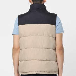 Gilet matelassé décontracté pour homme, coupe-vent, brodé, avec fermeture éclair, tendance, très isolant, respirant et imperméable - Product Image 6