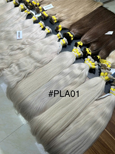 Extensiones de Cabello Humano Virgen 100% de Vietnam, Color Claro, Venta al por Mayor, Envío a Todo el Mundo, Embalaje Incluido - Product Image 6