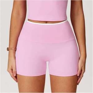 Women OEM ODM Exercise Biker Shorts <b>Tummy</b> <b>Control</b> High Waist Athletic Shorts Soft Flexible Compression Yoga Fitness Running Wear - Product Image 5