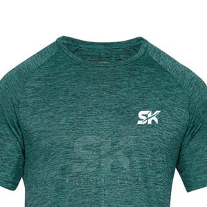 Camiseta Básica Lisa de Color Personalizado al por Mayor, Camiseta Básica Lisa con Logotipo Impreso, Camiseta Básica Lisa de Alta Calidad - Product Image 3