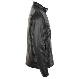 Blouson de moto en cuir personnalisé pour homme, veste de motard de course, streetwear haut de gamme, vêtement d'extérieur décontracté pour l'hiver, fabricant OEM en gros - Product Image 5