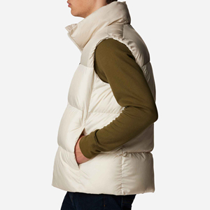 Chaleco Acolchado Grueso Unisex Estándar con Cuello Alto y Diseño de Parches para Ropa Urbana de Invierno, Precio al por Mayor, Fabricante de Pakistán - Product Image 2
