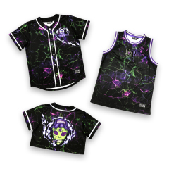 Uniforme de Béisbol 2025, Diseño OEM, Transpirable, 100% Poliéster, Venta al Por Mayor, Personalizable con Transferencia Térmica en la Parte Delantera para Hombre - Product Image 6