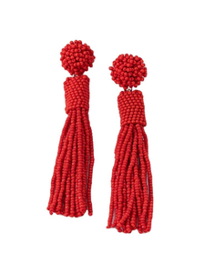 Handmade Multi-Color Seed Bead Embroidered <b>Earrings</b> From India for Women and Girls for Parties and Evening by MD HANDICRAFTS - Product Image 6