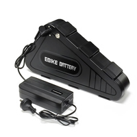Batterie au lithium NCM pour vélo électrique, forme triangulaire, boîtier rigide, 48V 52V 21ah 28ah 1500W 2000W, avec BMS 50A et chargeur 3A
