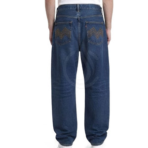 Jean Baggy Tendance 100% Coton Léger Coupe Classique Ample Pantalon Mode Conçu pour un Confort Quotidien Style Moderne Week-end - Product Image 2