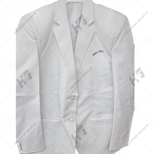 Parches Bordados Personalizados para Blazer Universitario de Zita | Phi | Blazer Blanco de Moda para Uniforme Universitario de la Hermandad Bita - Product Image 5