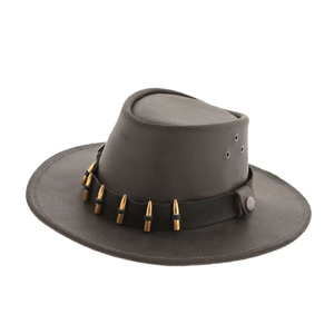 Sombrero de Vaquero de Cuero de Primera Calidad para Hombre, Transpirable, para Invierno, Aire Libre, Viajes, Deportes y Uso Casual - Product Image 3
