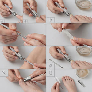 Coupe-ongles en acier inoxydable / Coupe-ongles en acier inoxydable à lame plate et courbée, durable pour les doigts - Product Image 3