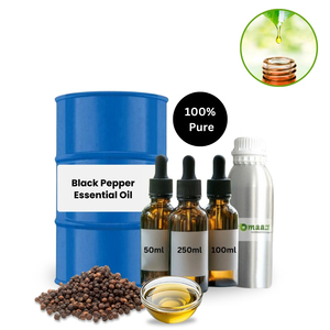 Aceite Esencial de Pimienta Negra Natural (Semillas de Kerala) 100% Puro Prensado en Frío, Aroma Fresco, Revitalizador de la Piel, Alivio del Dolor, Ojeras - Product Image 4