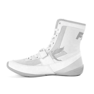Chaussures de boxe haut de gamme respirantes à lacets en triple maille, cuir synthétique, semelle antidérapante résistante à l'usure, légères, prêtes à être expédiées - Product Image 1