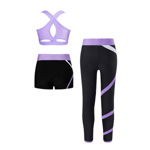Ensemble de vêtements de sport pour femmes modernes en trois pièces : leggings sans couture taille haute, soutien-gorge de sport et veste zippée intégrale avec étiquette privée OEM ODM - Product Image 2
