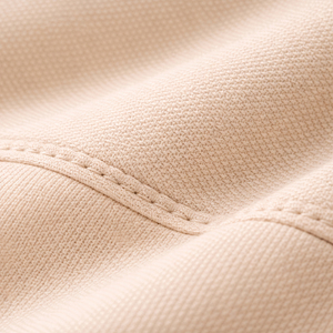 Polo en piqué uni à manches courtes pour homme, coupe classique, beige, en coton, décontracté, respirant, style tricoté, vente en gros, haute qualité - Product Image 4