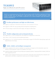 Server TTY TG659V2 4U Dual Socket 8 GPU AMD EPYC Rome Milan SP3 450W PCIe4.0 untuk Inferensi AI, Rendering, dan Cloud Gaming