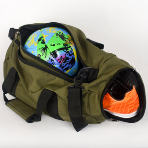 Daniry Industry Unisex Oxford Gym Duffel <b>Bag</b> 20-30L Adjustable Strap Soft Handle Zipper Closure Durable Casual Fitness <b>Bag</b> - Product Image 5