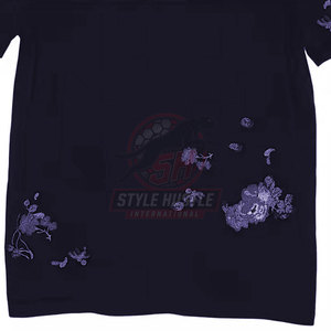 T-shirts brodés à séchage rapide en gros, grandes tailles en stock, t-shirts brodés sur mesure - Product Image 2