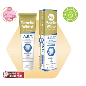 Pearlie White Optimal A.R.T. Pasta Dental Blanqueadora Profesional con Remineralización Activa (AR) y Flúor, 110 g - Product Image 1
