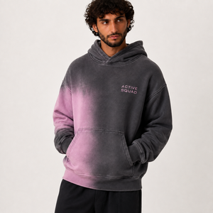 Sudadera con Capucha de Franela Personalizada Active Squad, Unisex, con Cierre, Diseño Impreso, Impermeable, Resistente al Viento, de Secado Rápido y Transpirable, al por Mayor - Product Image 1