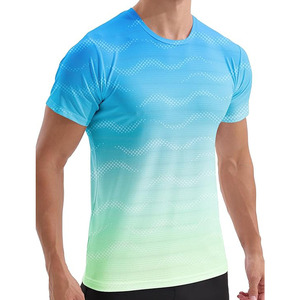 Camisetas Deportivas de Secado Rápido para Hombre, Camisetas de Gimnasio de Alto Rendimiento para Hombre, Camisetas Deportivas para Correr, Entrenamiento, Absorben la Humedad - Product Image 1