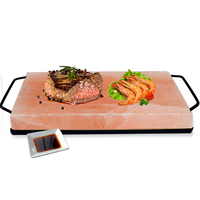 Plaque de sel rose de l'Himalaya personnalisée, raffinée et de qualité supérieure, pour barbecue et décoration intérieure. Carrelage de sel rose, sel naturel.