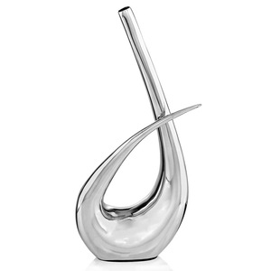 Artistic <b>Metal</b> Tabletop <b>Vase</b> for Decorative Flowers, Elegant Interior Decor for Living Room & Office - Product Image 5