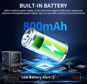 Mini caméra 1080P HD avec vision nocturne, détection de mouvement, mode AP, mise en réseau Bluetooth, quatre modes de commutation, prise en charge du zoom de l'écran - Product Image 3