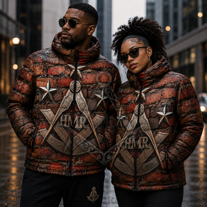 Ropa Masónica Herencia Masónica, Ropa Griega de Fraternidad, Prendas Masónicas Unisex, Chaqueta con Estampado 3D Sublimado y Elegante - Product Image 4